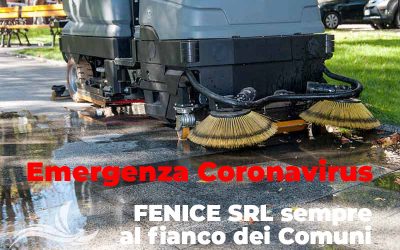 Emergenza Coronavirus, FENICE SRL sempre al fianco dei Comuni