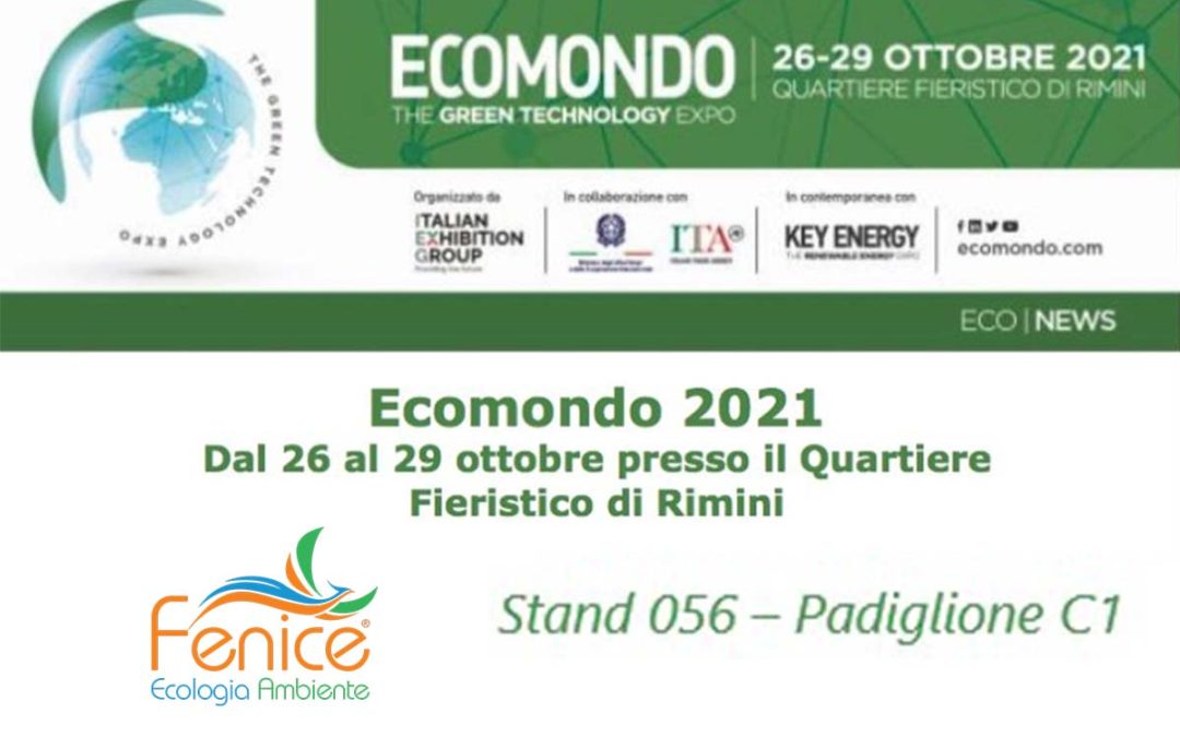 Ecomondo 2021: Fenice Srl tra gli espositori di ECOMONDO the Green Technology Expo