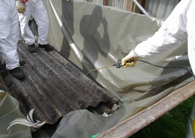 Rimozione tetto in eternit