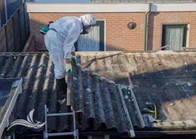 Rimozione tetto in eternit