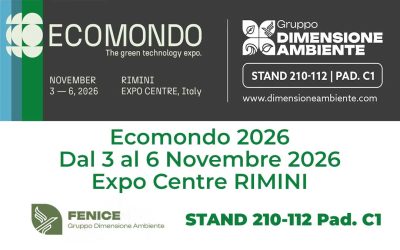 Fenice a Ecomondo 2026 | Stand 210-112 Pad. C1 Rimini